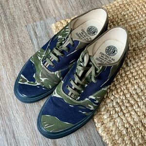 EUC Double RL (RRL) New Norfolk Canvas Sneakers
